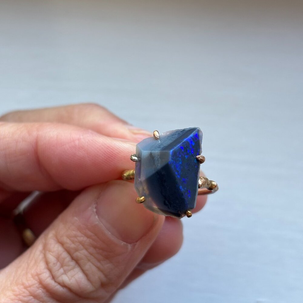 Euc Variance Objects Ring - Dark Opal - image 3